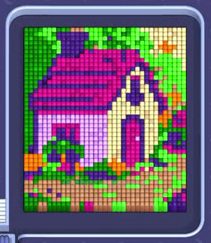 Pixel Flow level 1381: screenshot of the board