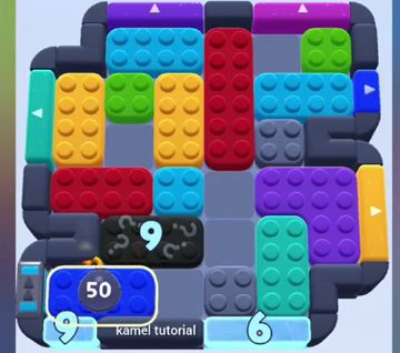 Color Block Jam level 731 / 724: screenshot of the board