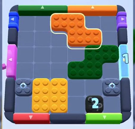 Niveau de Color Block Jam : capture du plateau