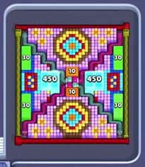 Pixel Flow level 727: screenshot of the board
