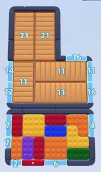 Niveau de Color Block Jam : capture du plateau
