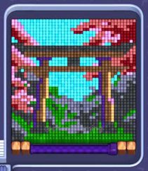 Pixel Flow level 1530: screenshot of the board