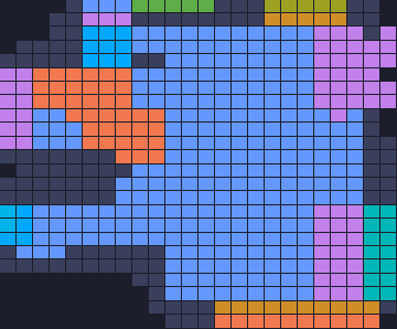 Board layout of the level (schematic)