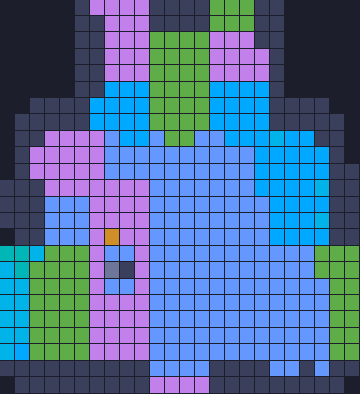 Board layout of the level (schematic)