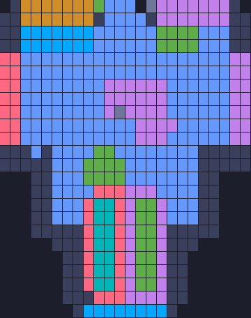 Board layout of the level (schematic)