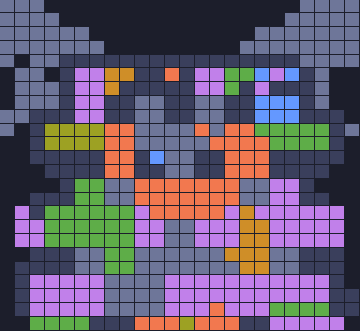Board layout of the level (schematic)