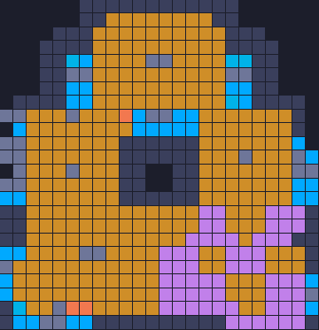 Board layout of the level (schematic)