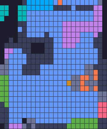 Board layout of the level (schematic)