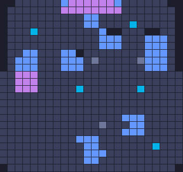 Color Block Jam ステージ 702：盤面のスクリーンショット