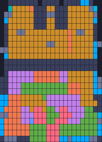 Board layout of the level (schematic)