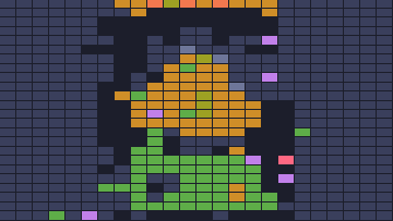 Board layout of the level (schematic)