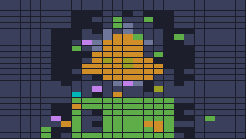 Board layout of the level (schematic)
