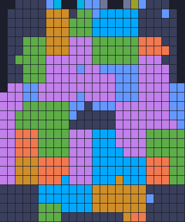 Board layout of the level (schematic)