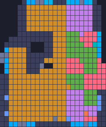 Board layout of the level (schematic)