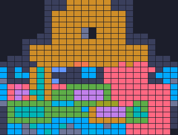 Board layout of the level (schematic)