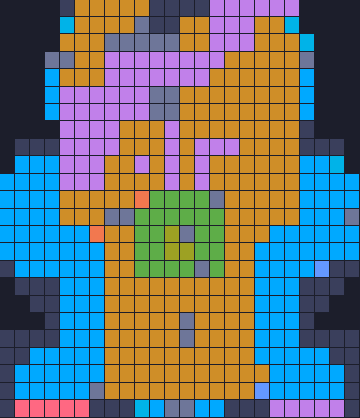 Board layout of the level (schematic)
