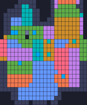 Board layout of the level (schematic)