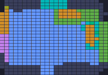 Board layout of the level (schematic)