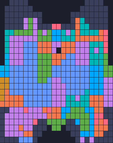 Board layout of the level (schematic)