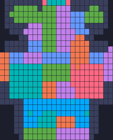 Board layout of the level (schematic)
