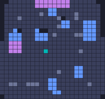 Color Block Jam ステージ 702：盤面のスクリーンショット