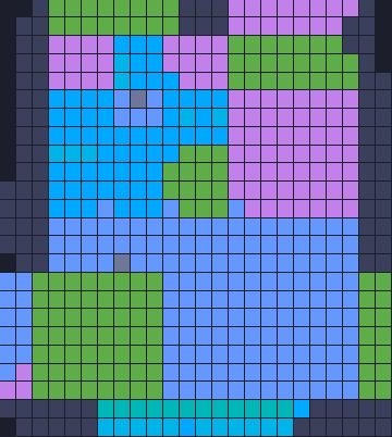 Board layout of the level (schematic)