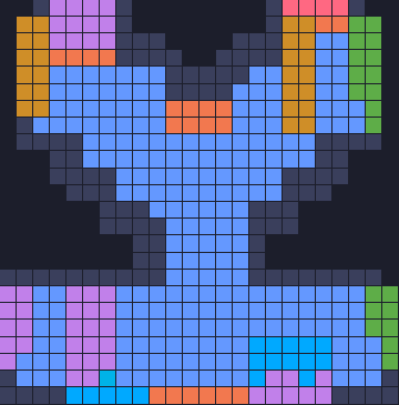 Board layout of the level (schematic)