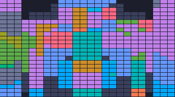 Board layout of the level (schematic)