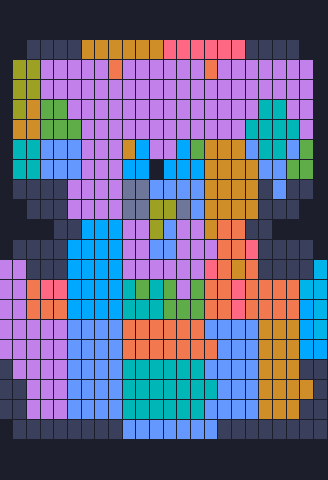 Board layout of the level (schematic)