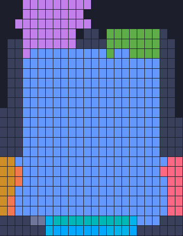 Color Block Jam 6. bölüm: tahtanın ekran görüntüsü