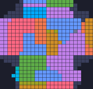 Color Block Jam level 180: screenshot of the board