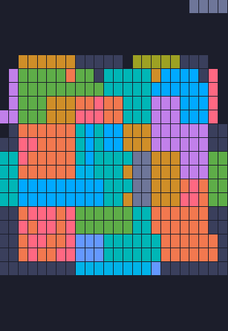 Color Block Jam niveau 121 : capture du plateau