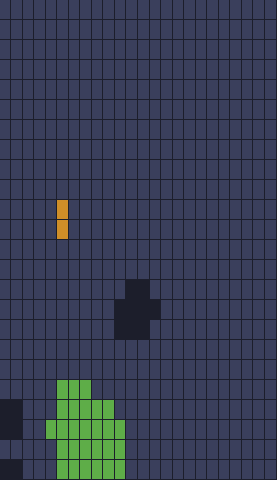 Color Block Jam Level 1818: Screenshot des Spielfelds