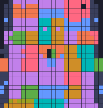 Color Block Jam level 106 / 107: screenshot of the board