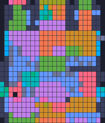 Board layout of the level (schematic)