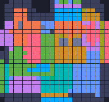 Board layout of the level (schematic)
