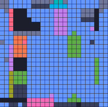 Color Block Jam 1841. bölüm: tahtanın ekran görüntüsü