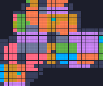 Color Block Jam niveau 1575 : capture du plateau