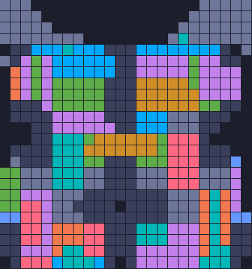 Color Block Jam 레벨 1432 / 1435: 보드 스크린샷