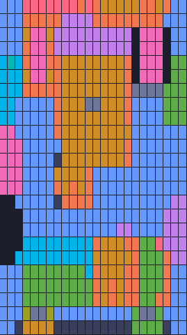 Board layout of the level (schematic)