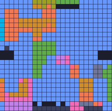 Color Block Jam 1767. bölüm: tahtanın ekran görüntüsü