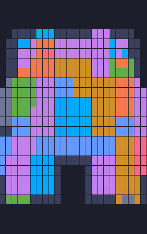 Board layout of the level (schematic)