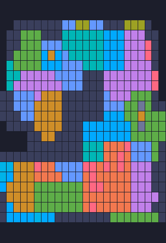 Color Block Jam 639. bölüm: tahtanın ekran görüntüsü