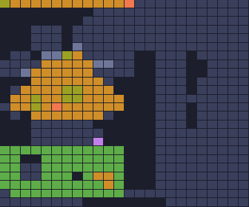 Color Block Jam Level 1789: Screenshot des Spielfelds