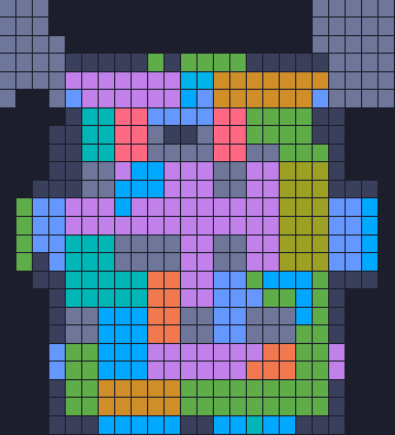 Color Block Jam niveau 1471 / 1474 : capture du plateau