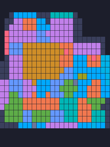 Color Block Jam niveau 394 : capture du plateau