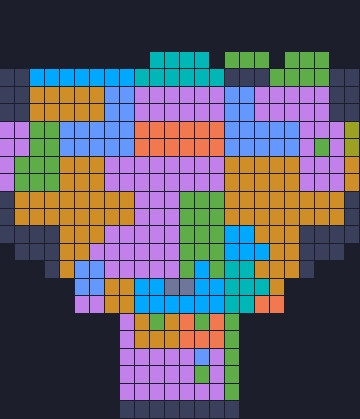 Color Block Jam 285. bölüm: tahtanın ekran görüntüsü