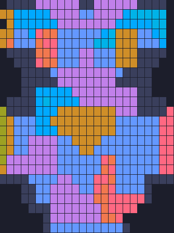 Board layout of the level (schematic)