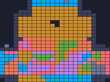 Board layout of the level (schematic)