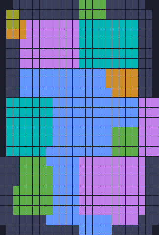 Board layout of the level (schematic)